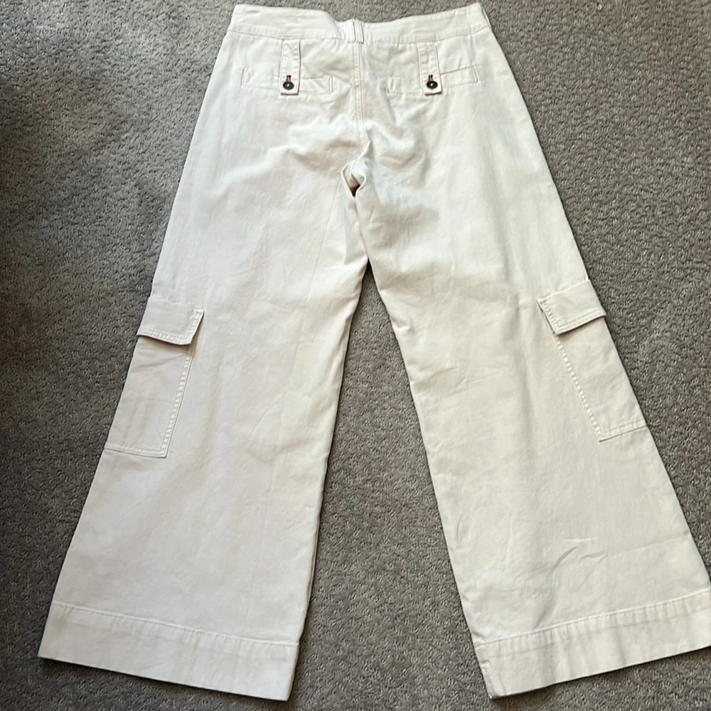 Anthropologie Pilcro Mid-rise Wide-leg cargo pants - Picture 4 of 9